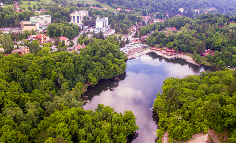 Ursul,Lake,Resort,From,Sovata,,Mures,County,,Transylvania,,Romania